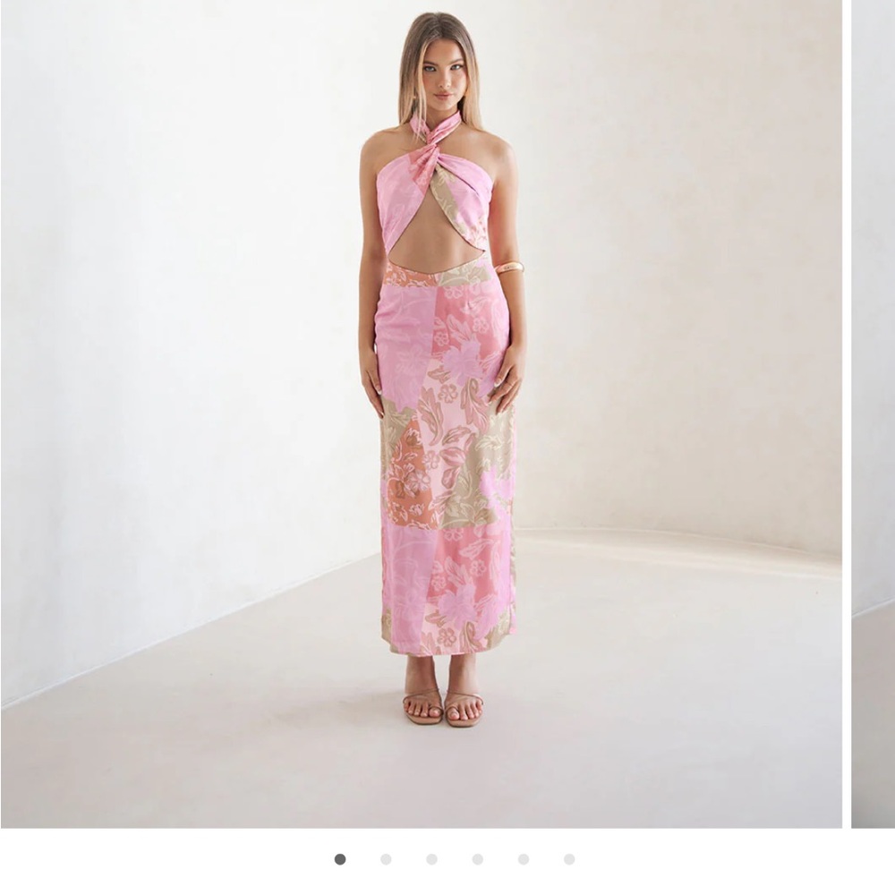 Joelle midi dress - Florent patchwork